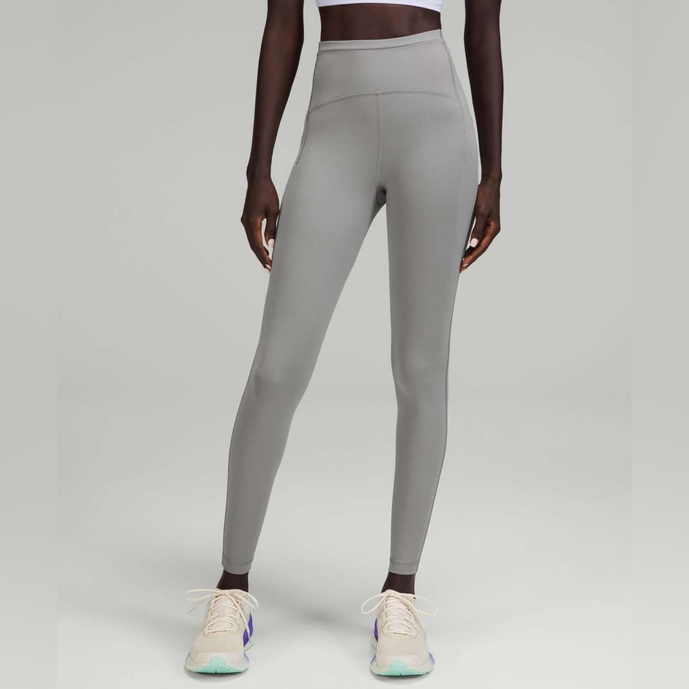 Lululemon Swift Speed High Rise Tight 28" size 6 Gull Grey GULG